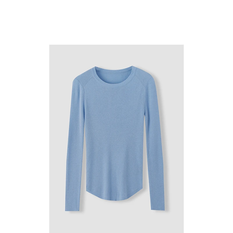 薇哥单日破价 秋冬严选~纯色休闲修身针织上衣多色 QW7QU005X