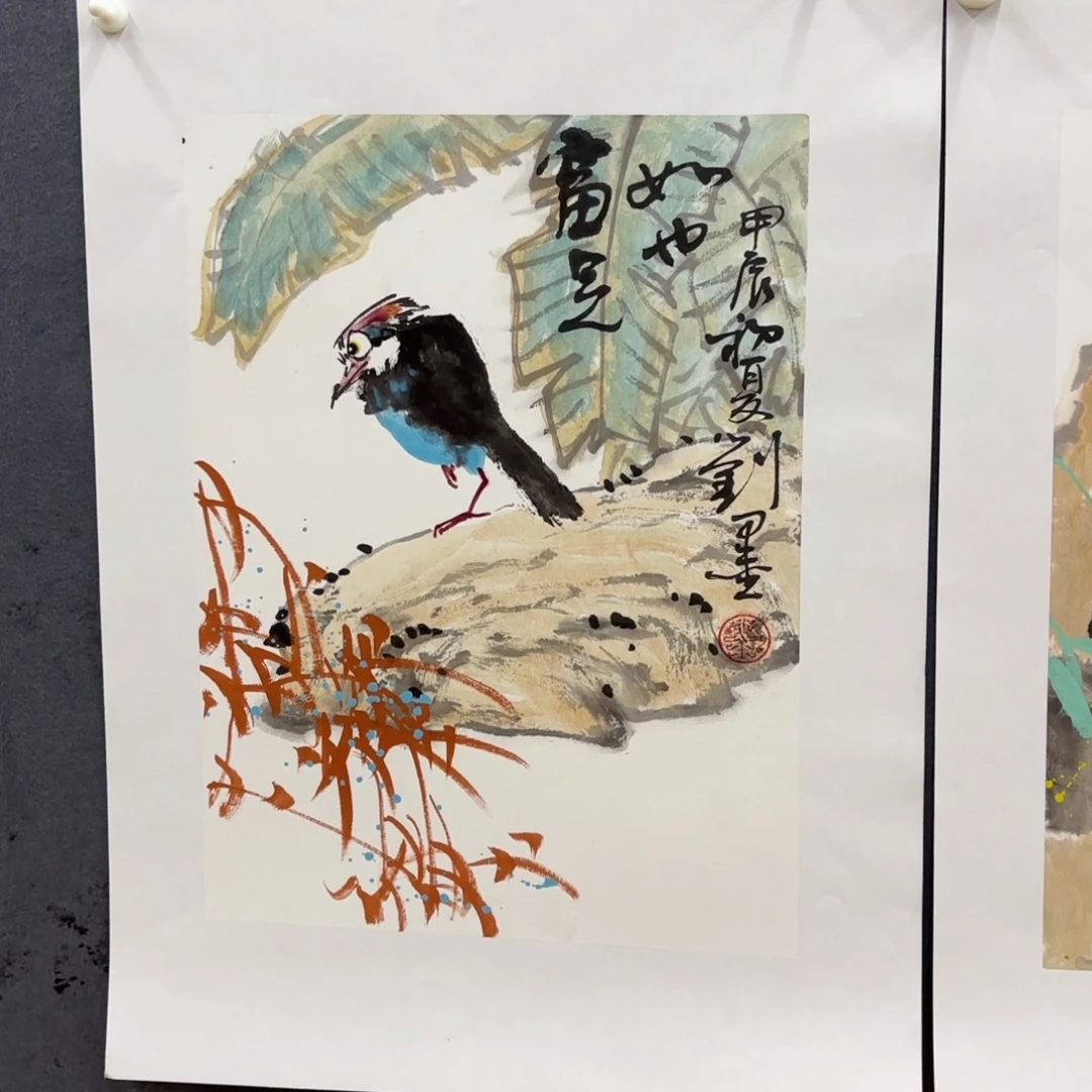 书法天**阔呜呜兔兔图来了