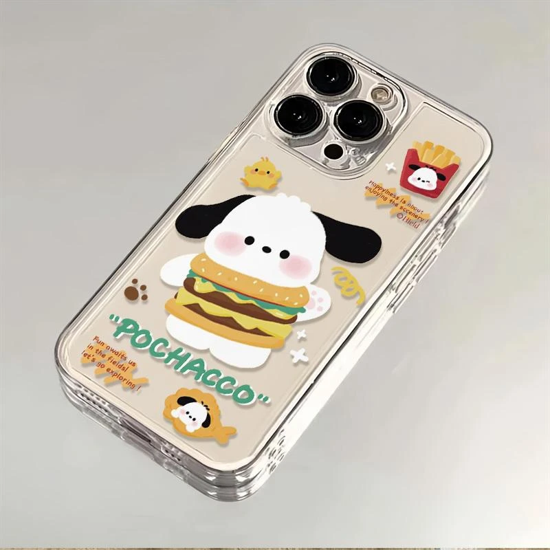怕洽狗汉堡苹果小米oppovivo华为适用于iPhone12/13/14/15手机壳