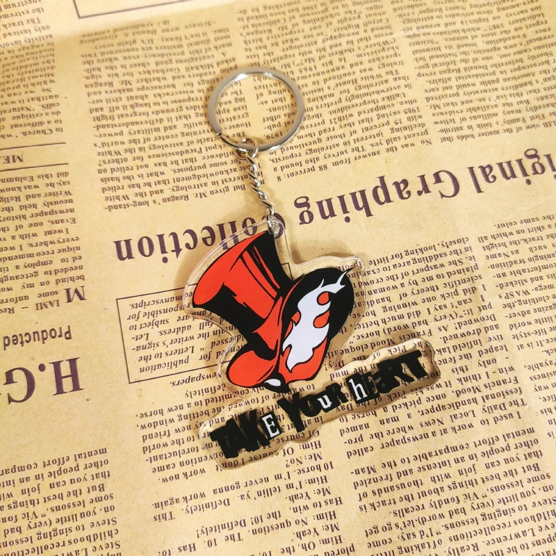 女神异闻录P5R亚克力动漫钥匙扣双面挂件怪盗团二次元游戏周边