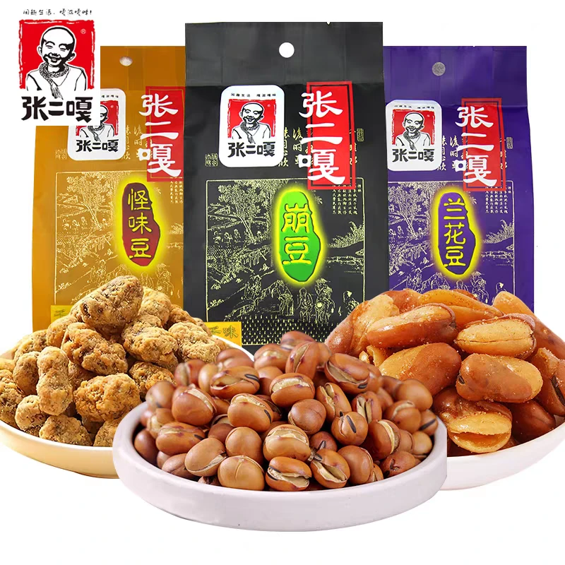 张二嘎兰花豆怪味崩豆 102g