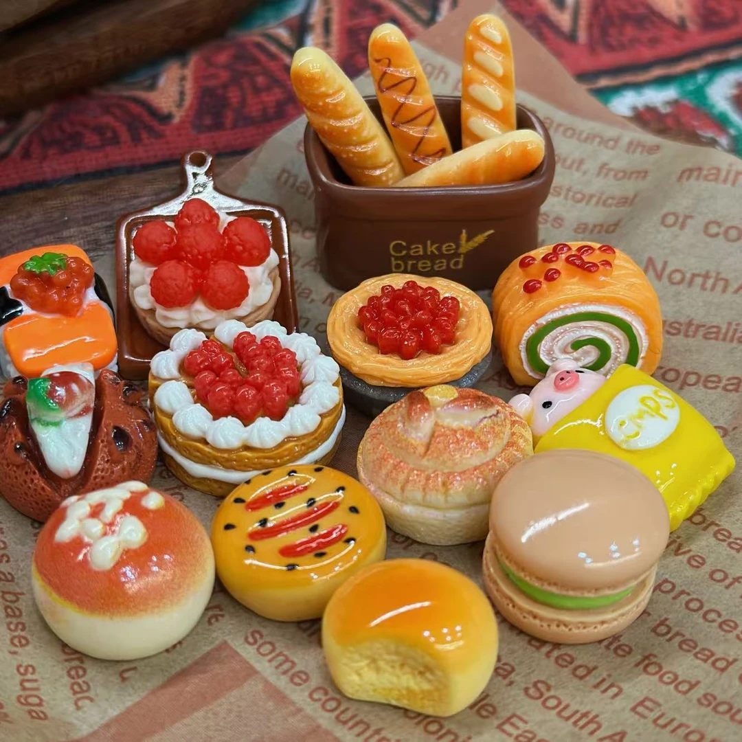 【直播拆】定制立体微缩食玩diy饰品配件配饰树脂大混款对对碰