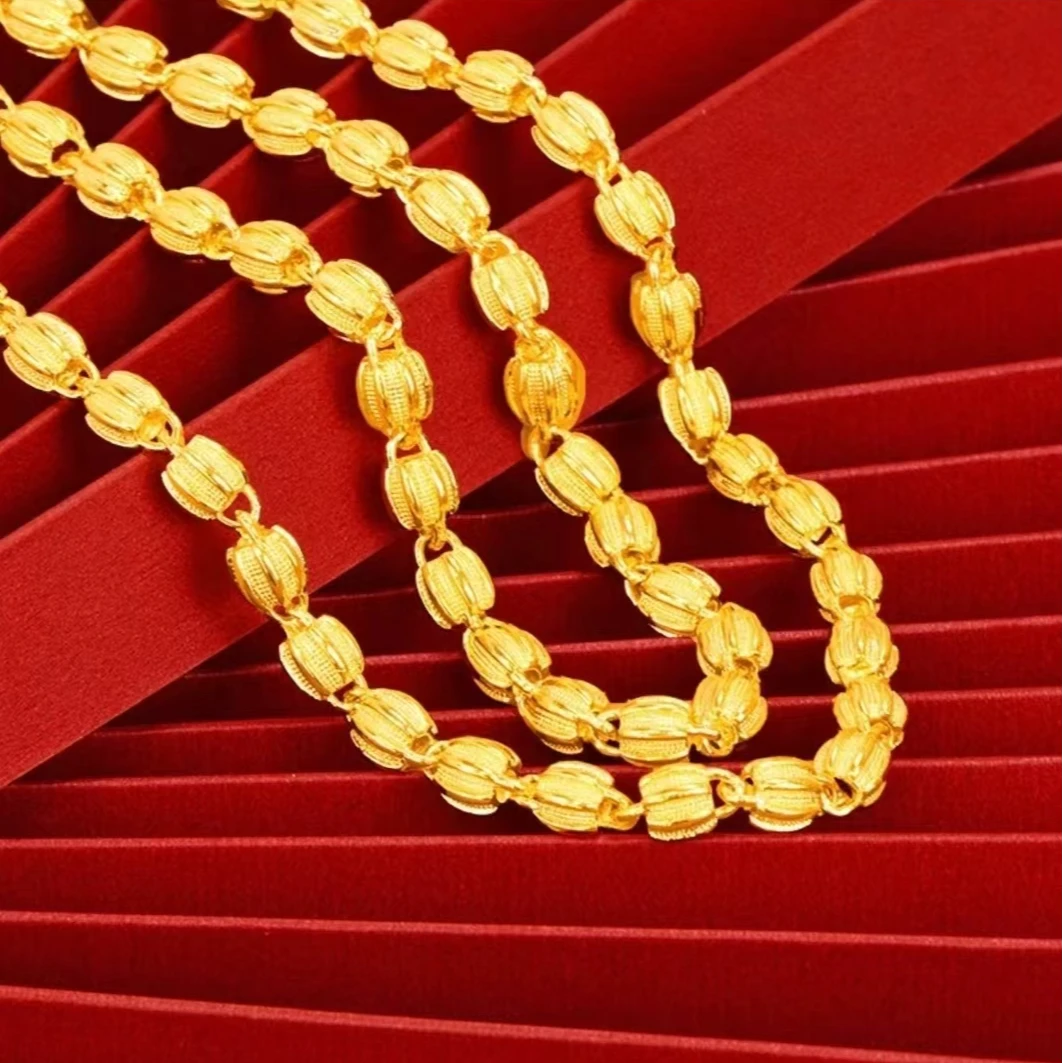 合金项链 TYC珍藏版   男士时尚经典古法磨砂实心核桃项链