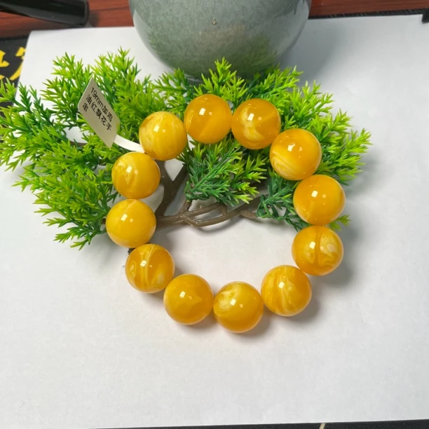 W025古巴新蜜飘花精美手串19M