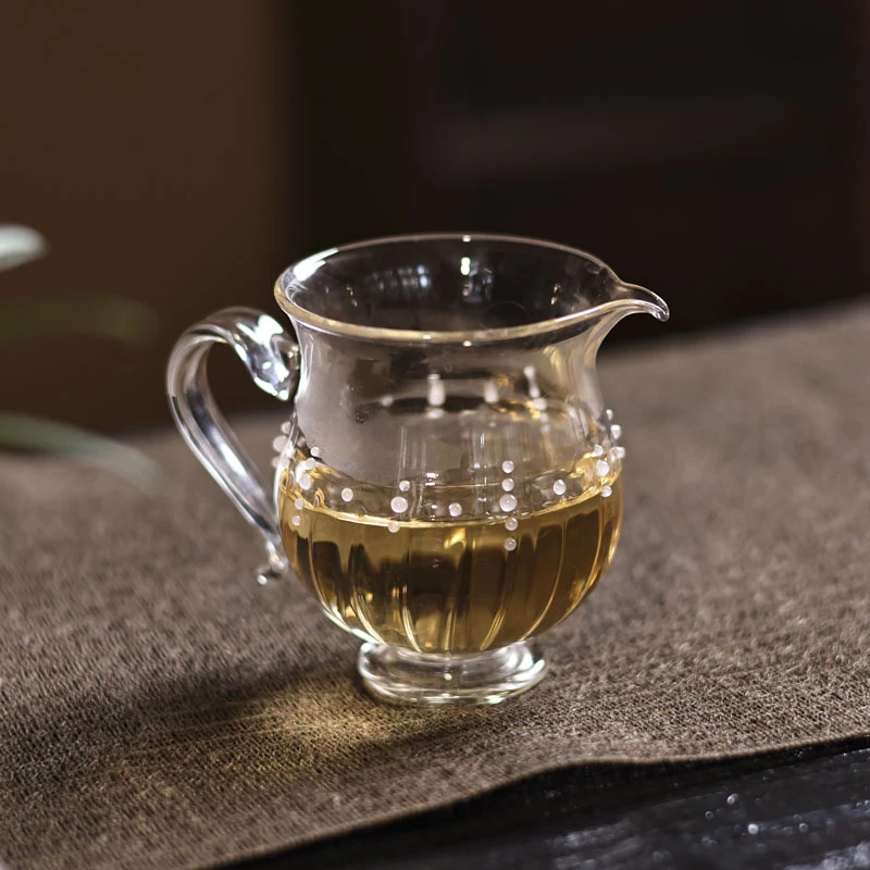 【一碗专属】  B款春信公道杯(180ml)（朝露S0013）