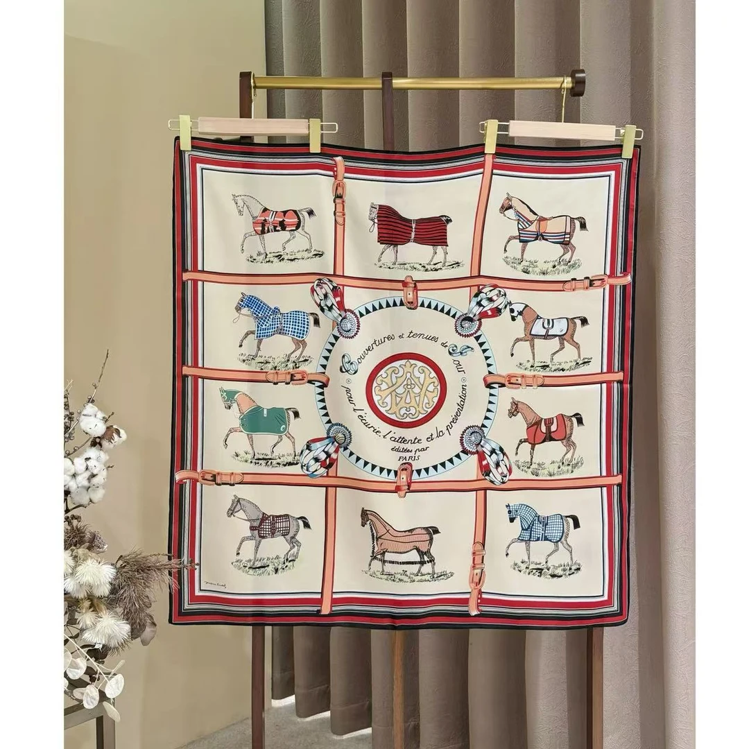 【晨老板】~ ceilina 时尚月骏伶翎方巾69245160