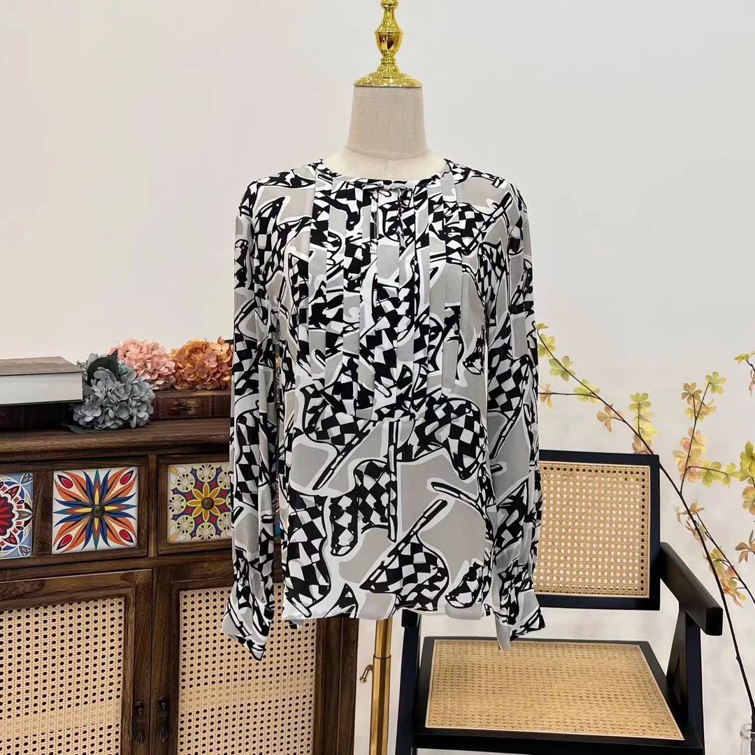 【晨老板】~ ceilina 【美好的安排】时尚菱格衬衣69230924