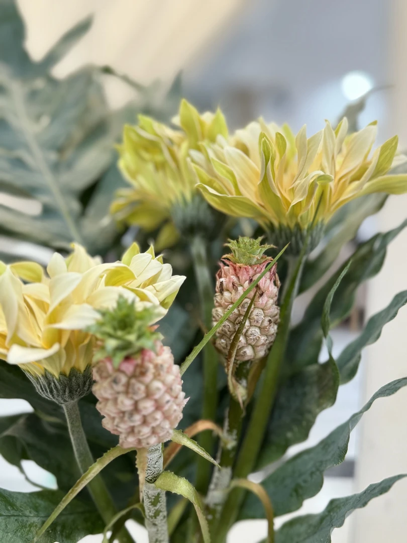 【拾花拾木】小菠萝套餐批发鲜花向日葵云南批发鲜花帝王花凤尾花