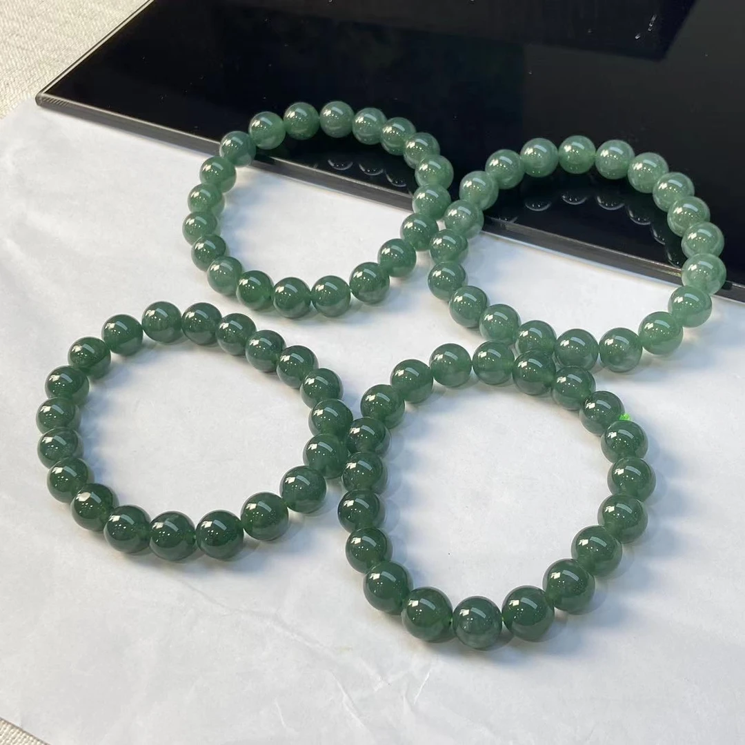 14315天然A货翡翠【手串10mm】多样性发一件