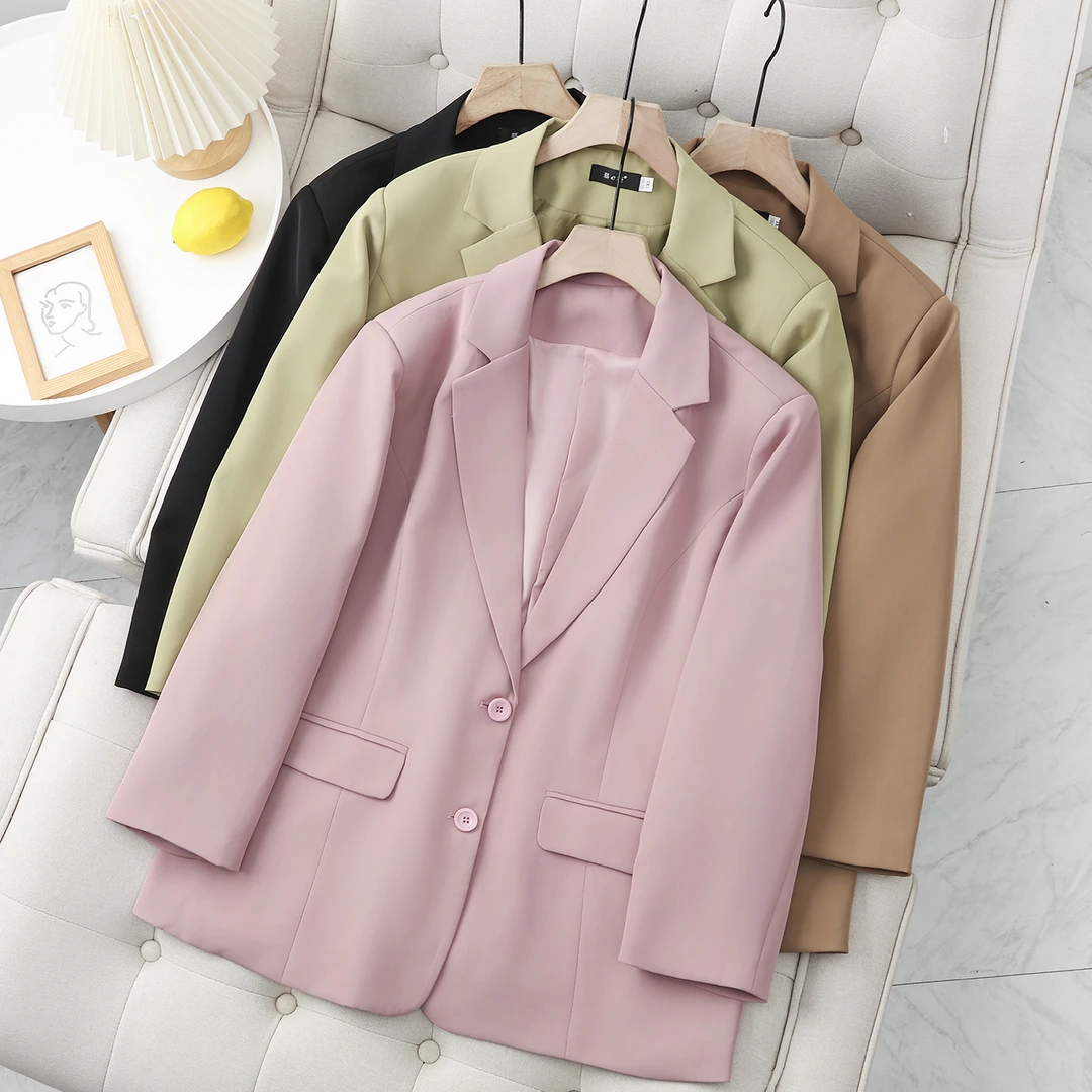 2025年春季新款百搭收腰显瘦设计感气质休闲韩版小西装