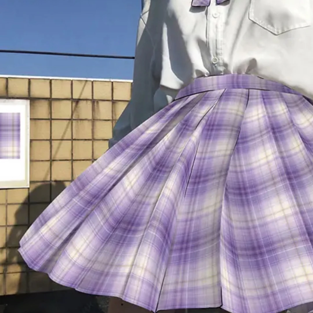 【暑假特惠】紫檀 JK半身裙（领结 衣架 飞机盒