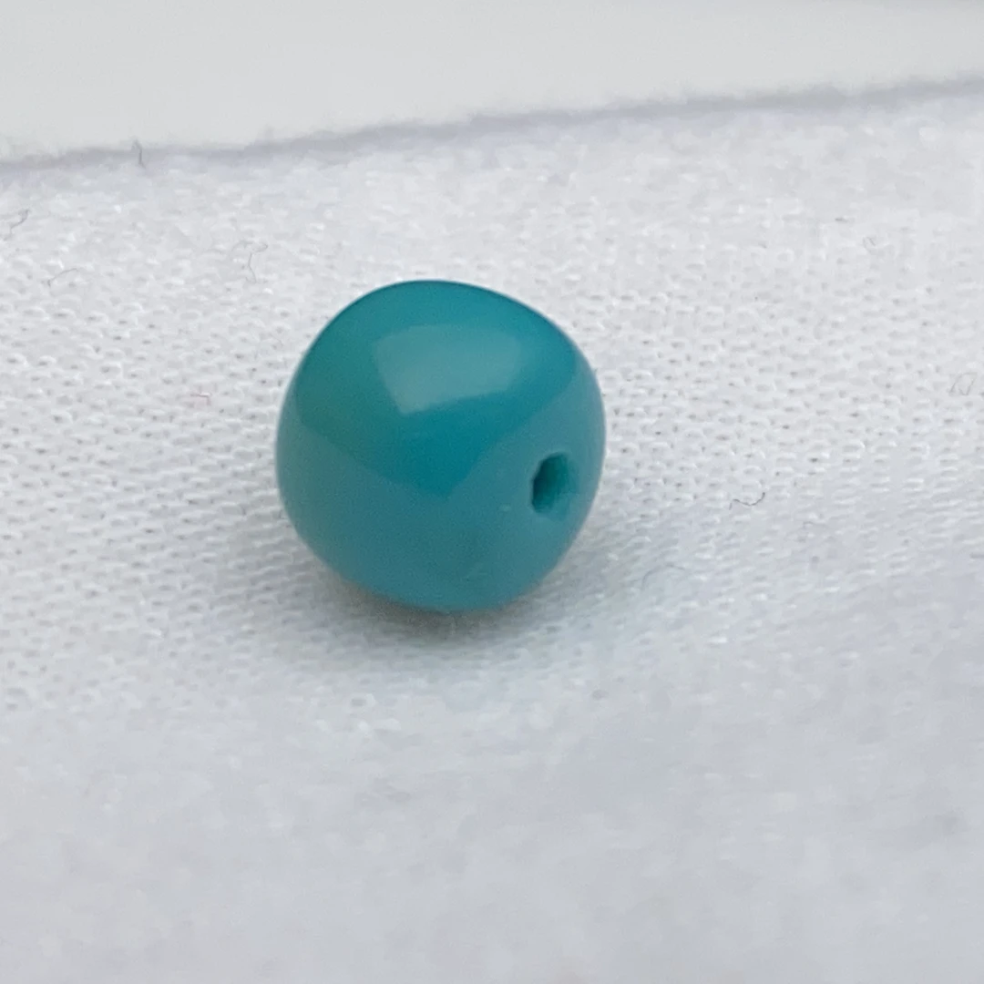 原矿瓷釉级玉化老型珠 7*6mm 重0.5克