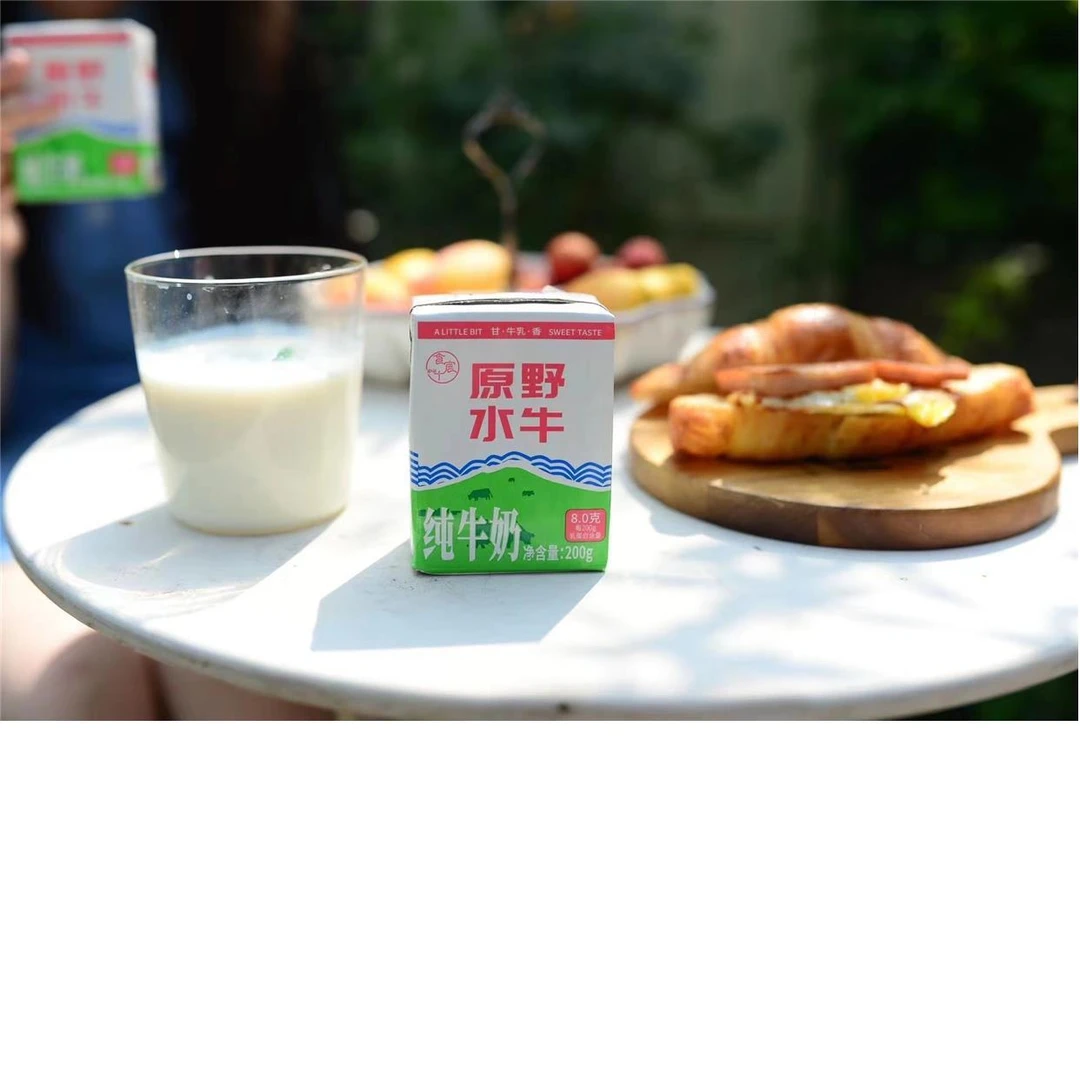 【原野水牛纯牛奶 】入口细腻浓稠，甜而不腻，非常nice！