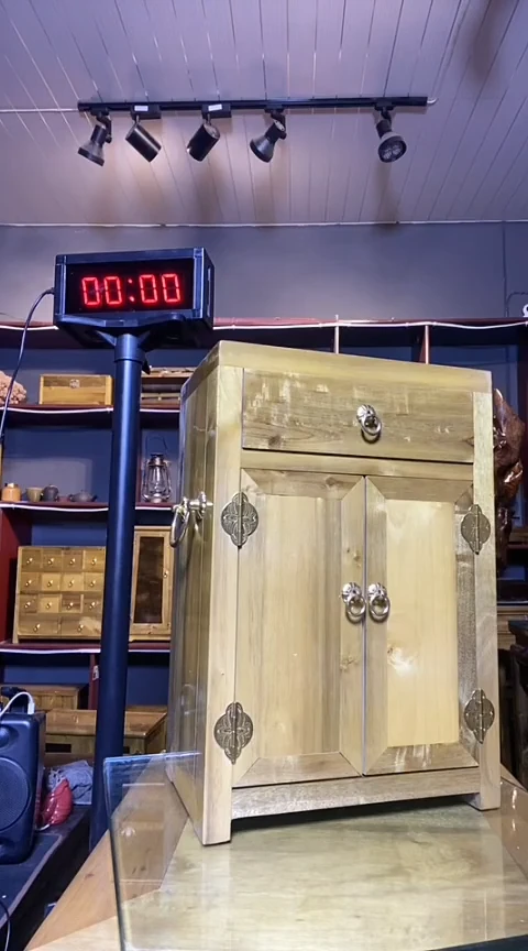 【闪购商品】金丝楠木艺双门带抽屉126