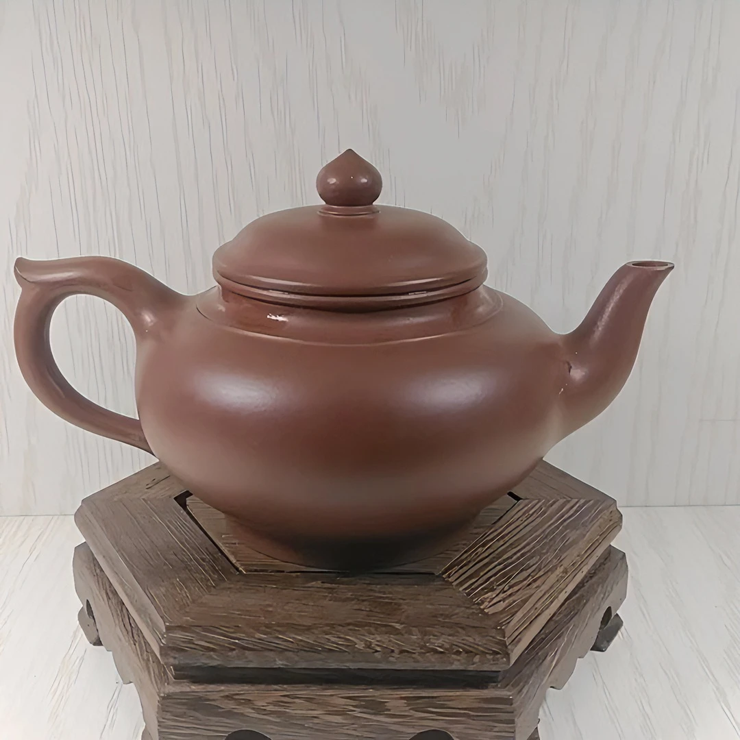 陈莉紫砂 笑樱 底槽清 200CC球壶紫砂壶家用纯手工泡茶茶具