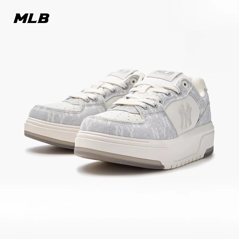 MLB官方复古穿搭老花运动学长鞋厚底增高休闲板鞋25新款M25NSXS01