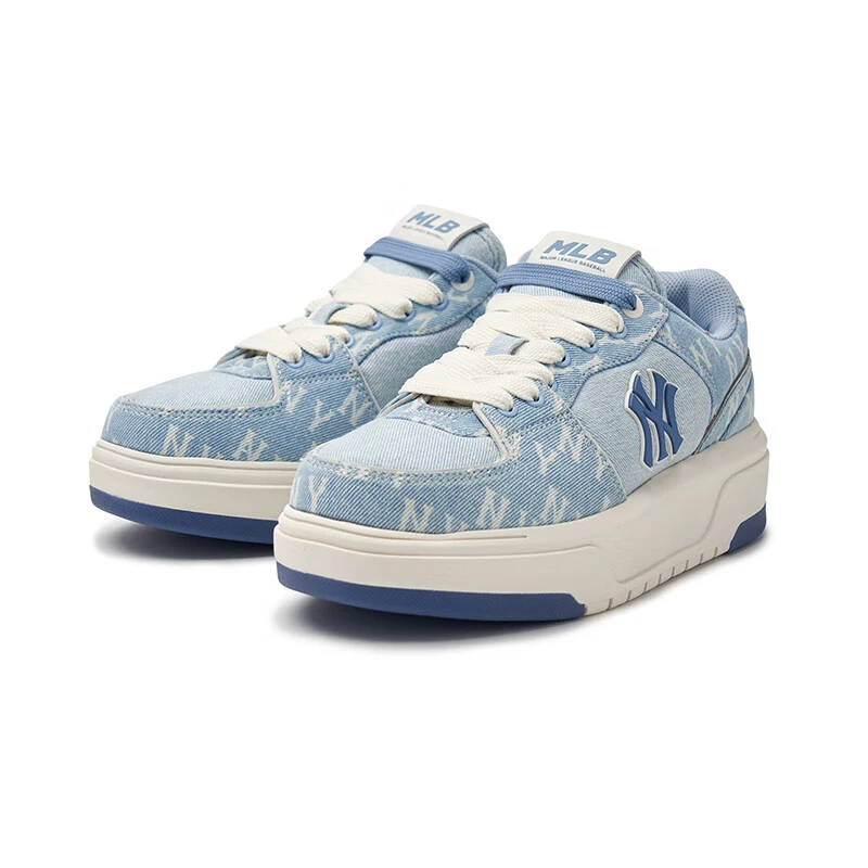 MLB官方 张凌赫同款情侣复古老花拼接低帮学长鞋春夏 M24NSXCDC