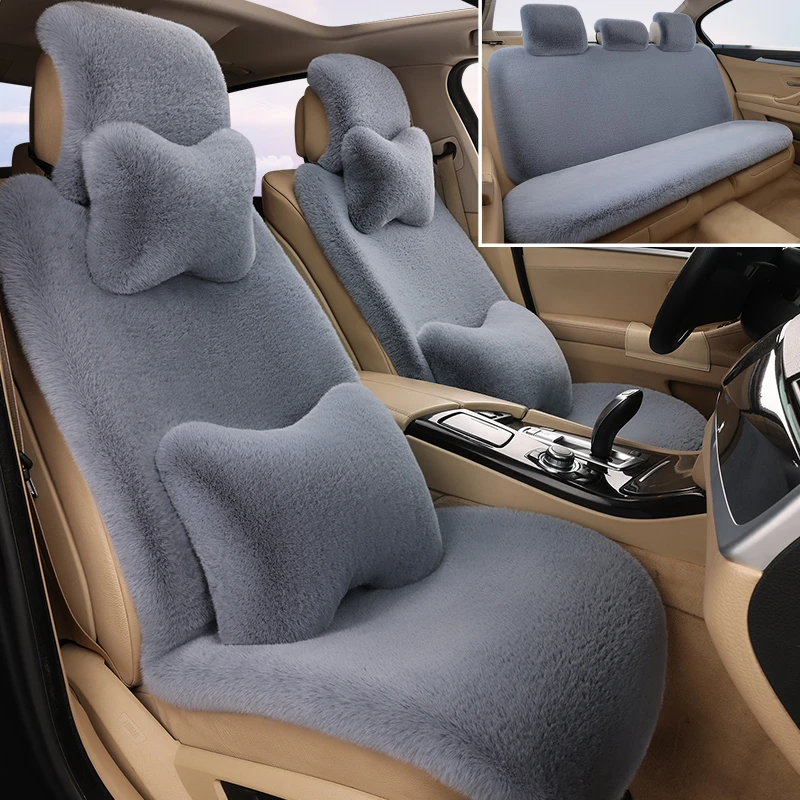 冬天汽车坐垫毛绒秋冬季加绒加厚屁股垫车上用品车垫座椅垫子座垫