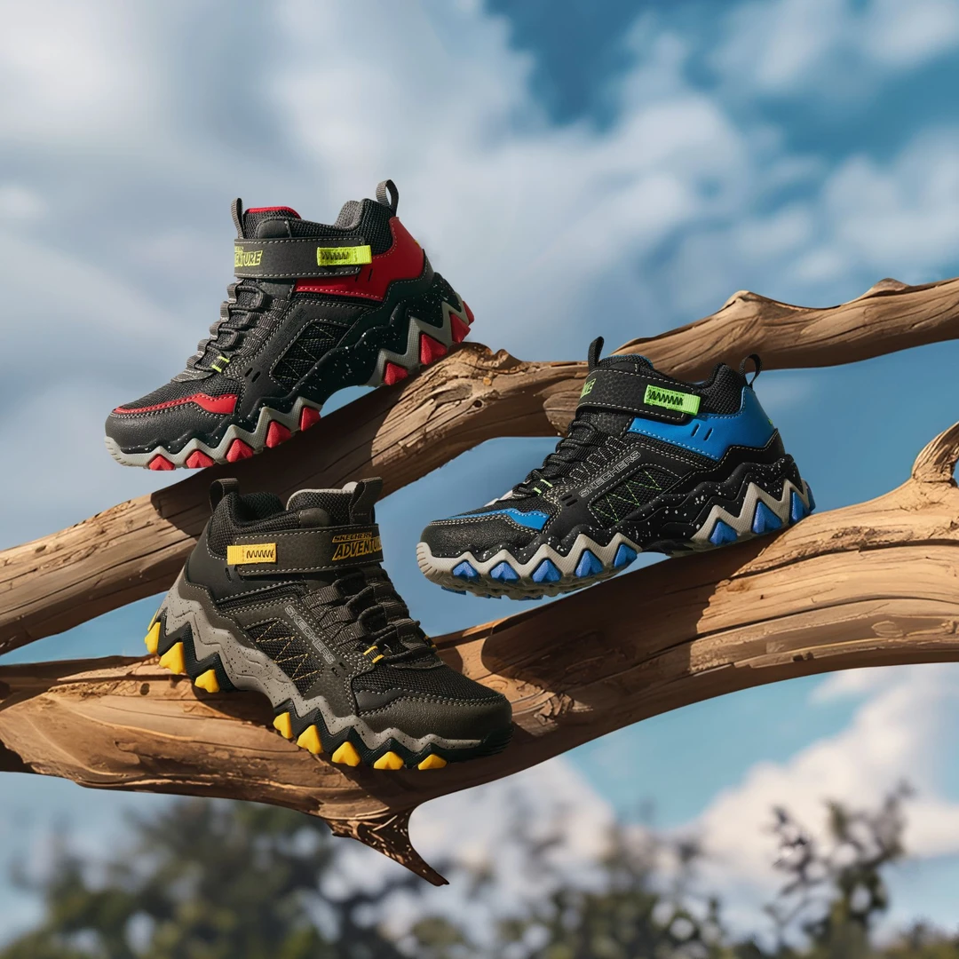 Skechers斯凯奇男童雪地靴户外防水棉鞋儿童运动鞋大童棉鞋