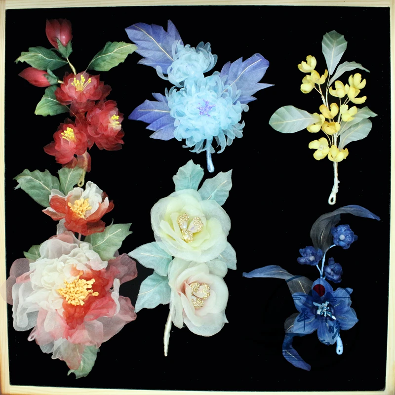 平湖晚霞古风饰品 粉丝福利十二花神软簪 合集