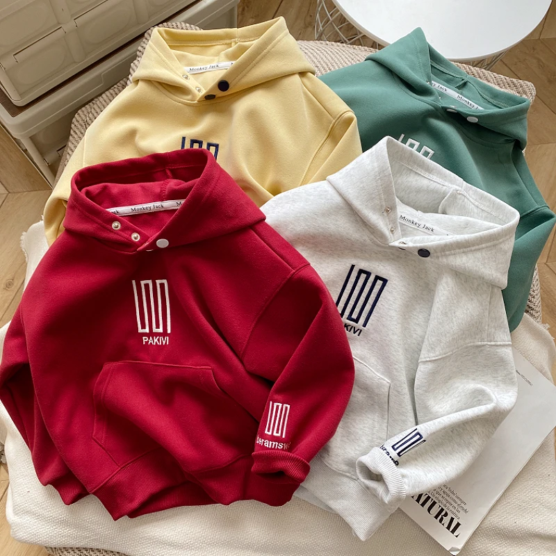 男童卫衣春秋儿童连帽上衣2025春季新款男孩休闲打底衫长袖卫衣