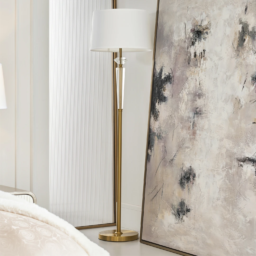 落地灯【至高】美克美家Rehome美式轻奢客厅书房卧室立式水晶落地