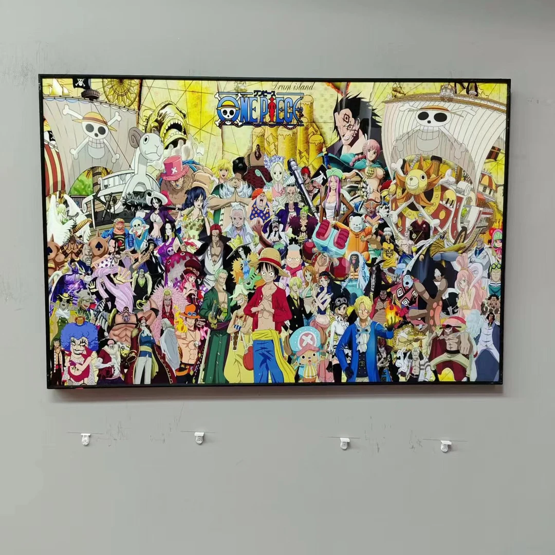 海贼70100路飞合集家居卧室装饰挂画70*100