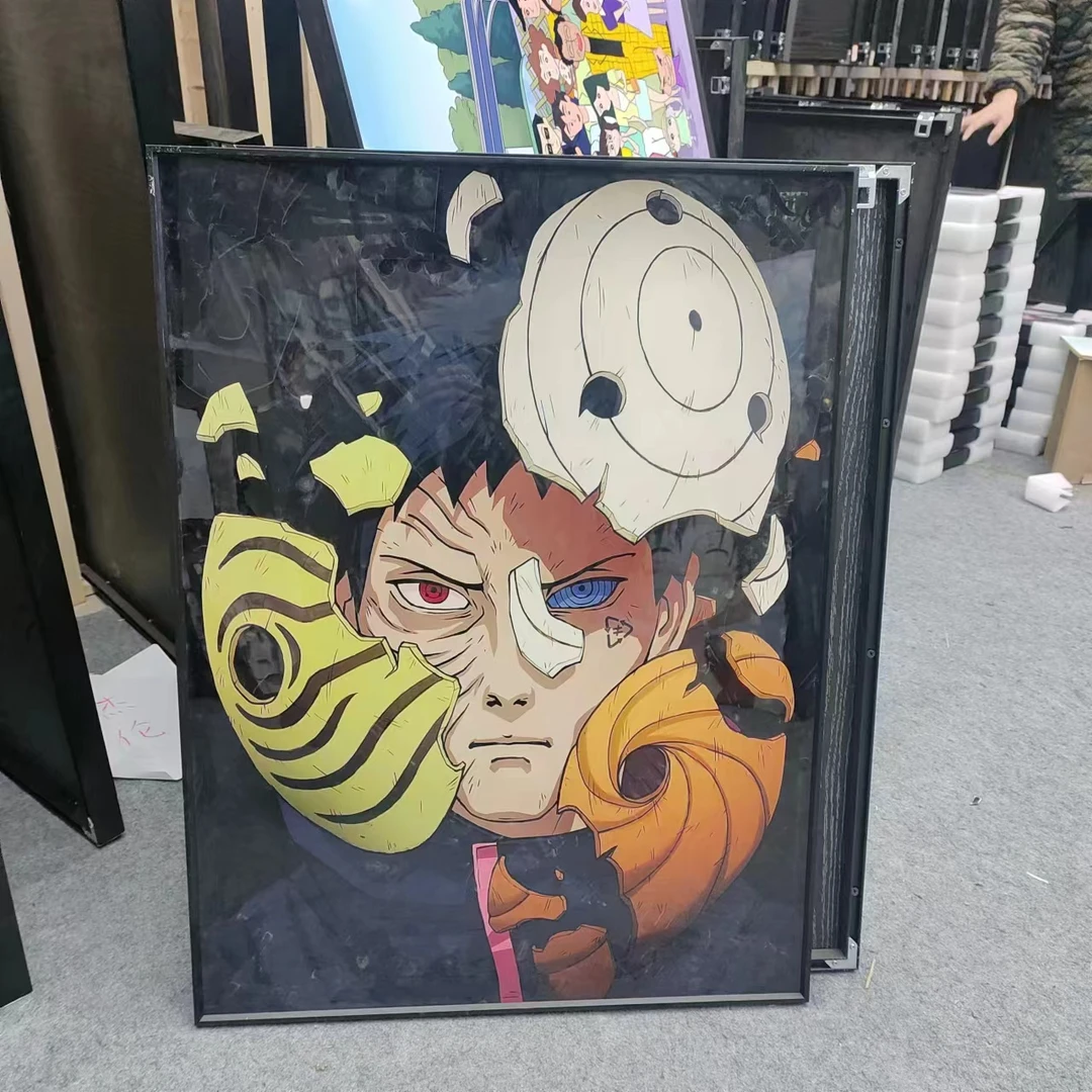 【火影忍者】SM装裱带土装饰挂画粉丝福利40*60