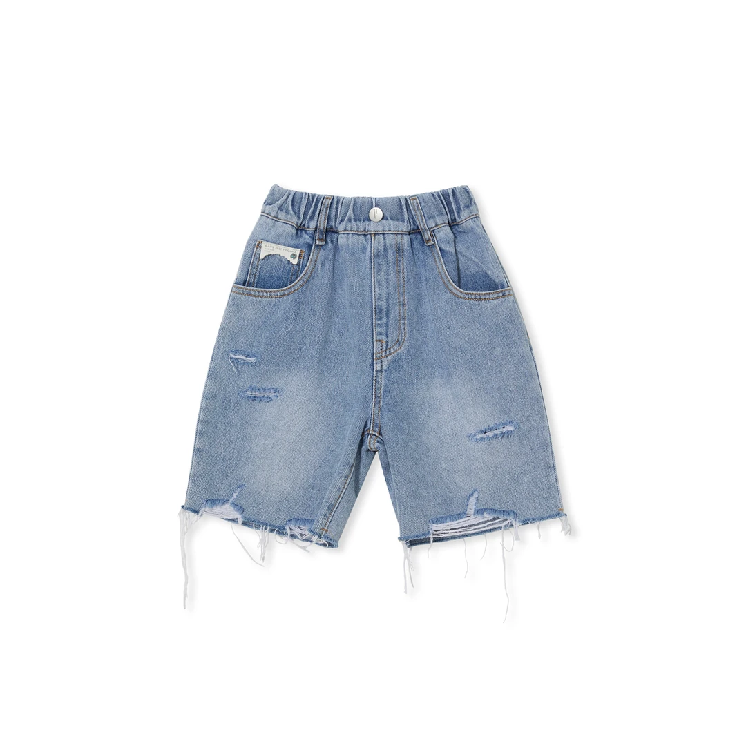 E.I夏亲子装男童牛仔短裤五分裤D8222221132