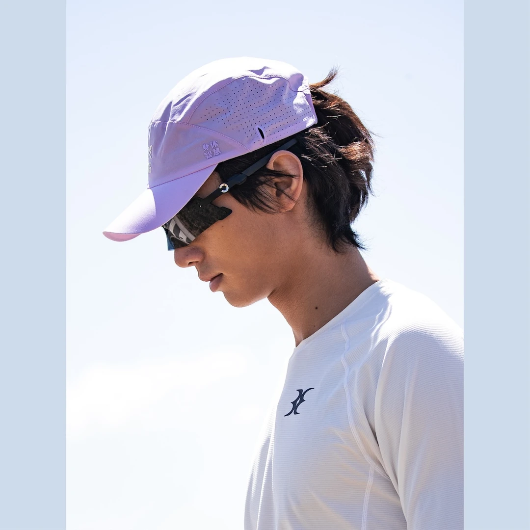 BODYWIT身体智慧天翼马拉松跑步速干帽轻可折叠软沿有顶帽子遮阳