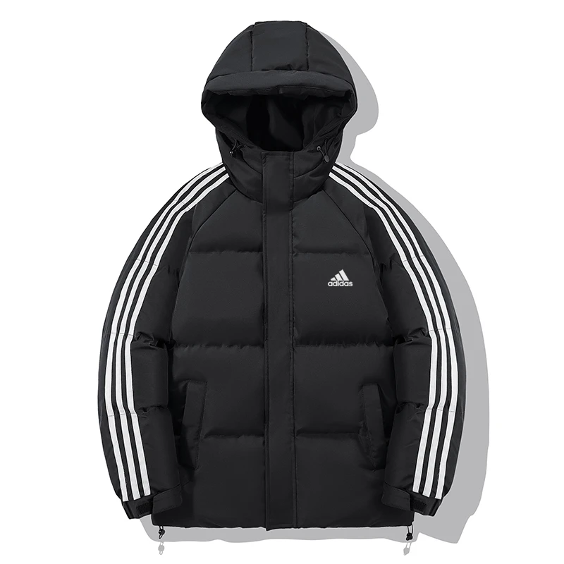 三叶草阿迪达斯潮流冬季棉服大码加厚防风防水户外运动休闲厚棉衣