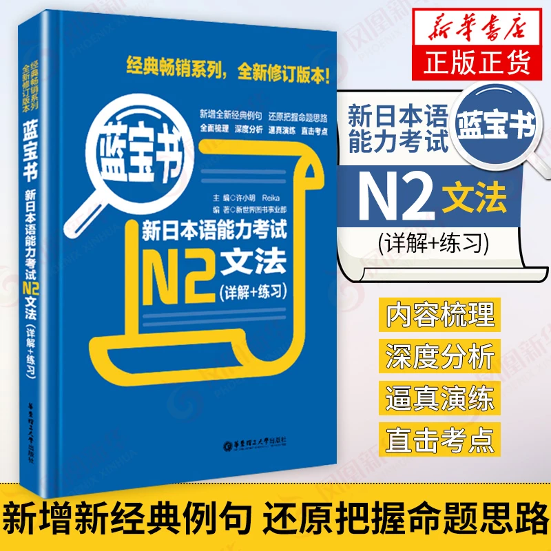 新日本语能力考试N2文法(详解+练习)蓝宝书 日语等级测试训练专项