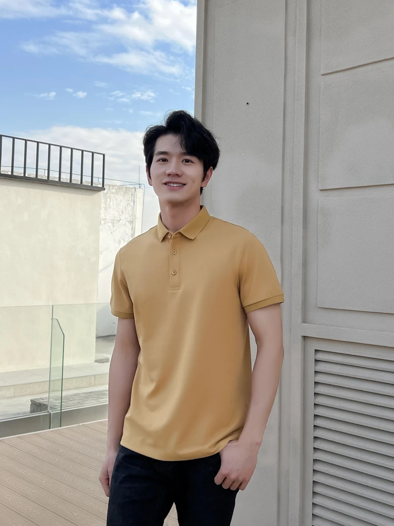 （圣道客）索罗纳夏季轻奢POLO衫翻领短袖男士商务休闲修身#25111