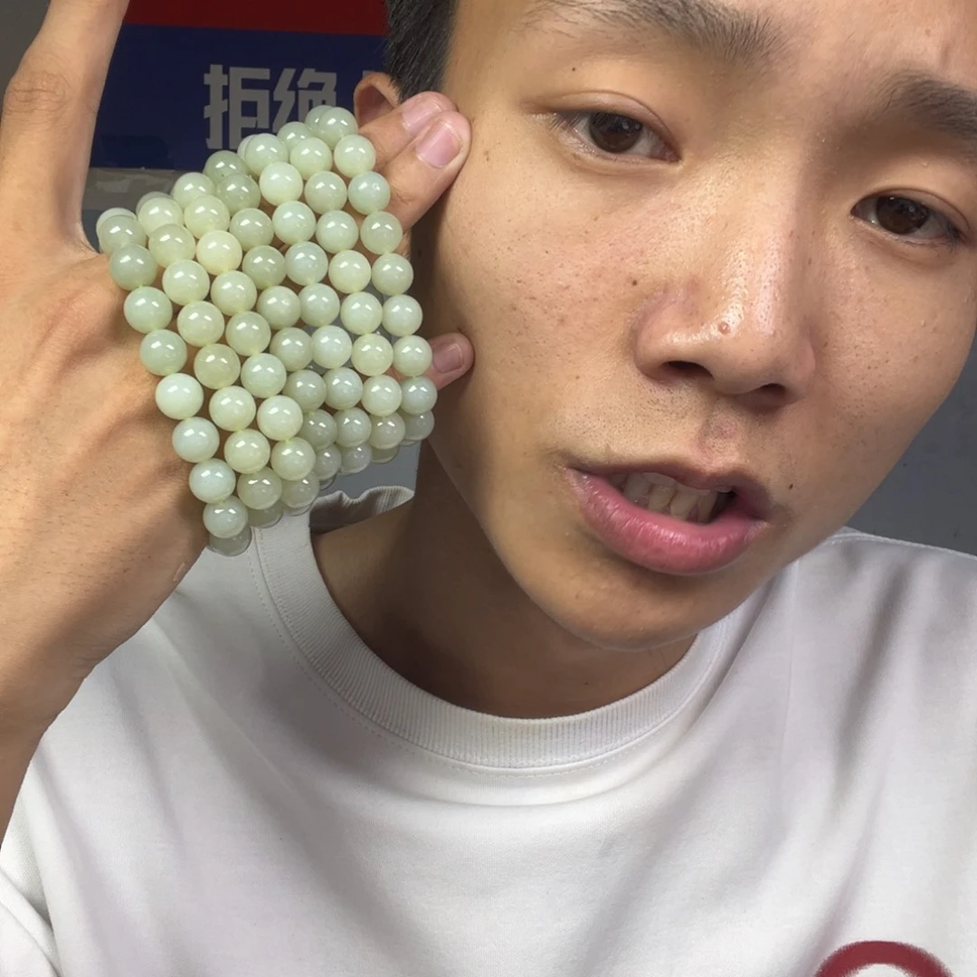 和田玉手链未镶嵌多样性拍一发一蜂蜜水手串货头