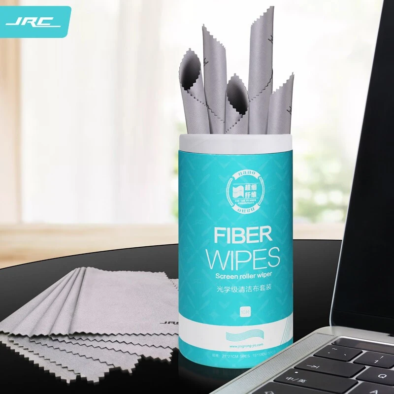 极川JRC (10片装)光学级细腻纤维数码清洁擦拭布电视液晶清洁套装