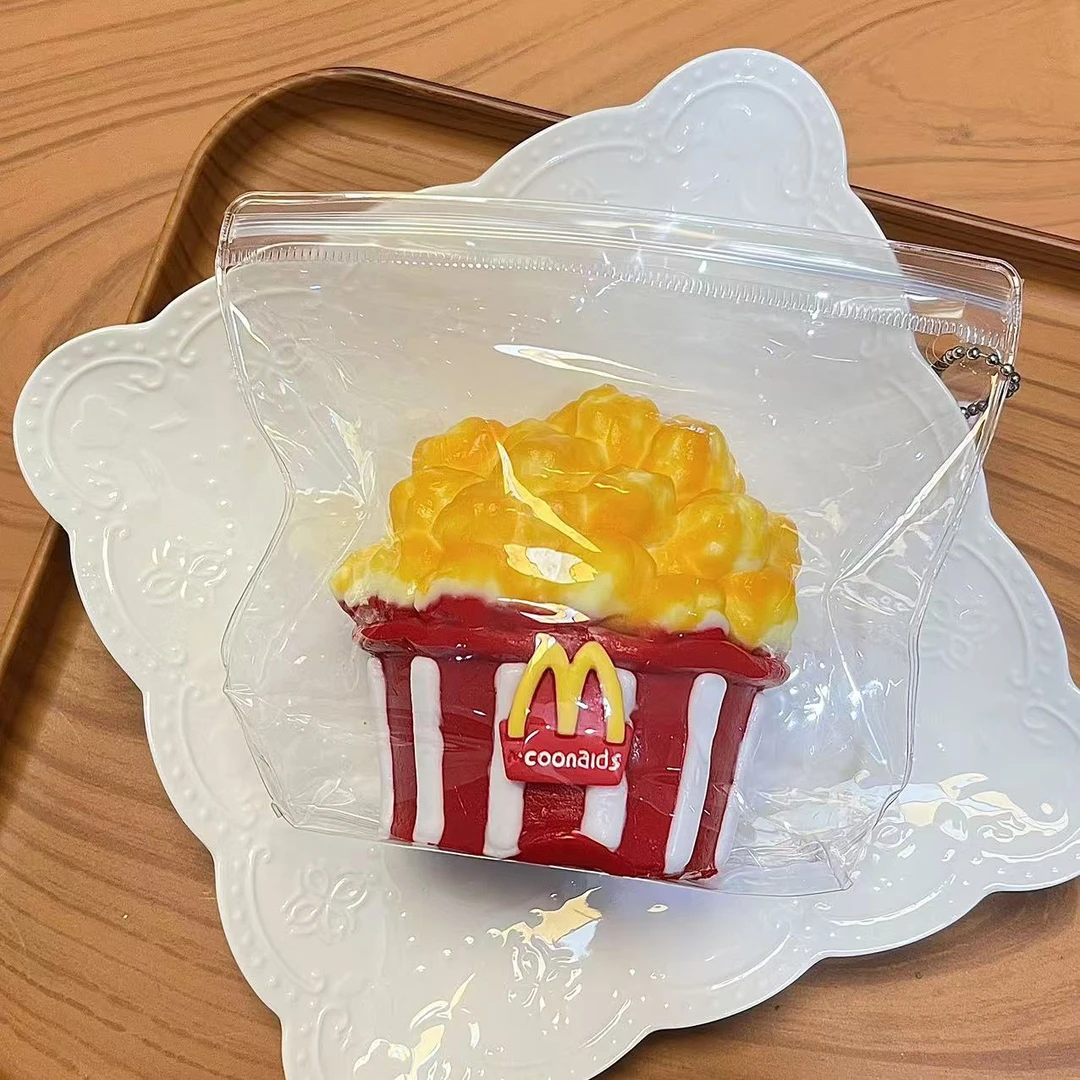 【爆米花】现货捏捏乐食品级硅胶纯手工制作解压玩具手工DIY