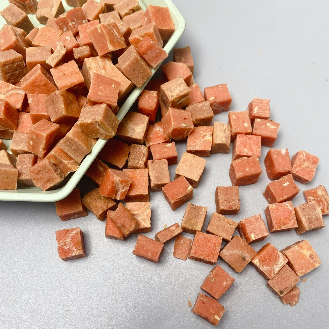 远飞【牛羊蔬菜粒】狗狗零食金毛泰迪大中小型犬训练通用肉块营养