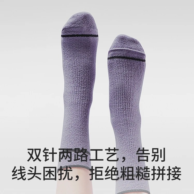炽献家居袜-薄款女地板袜防臭绒绒睡眠袜月子袜睡觉专用暖脚袜子