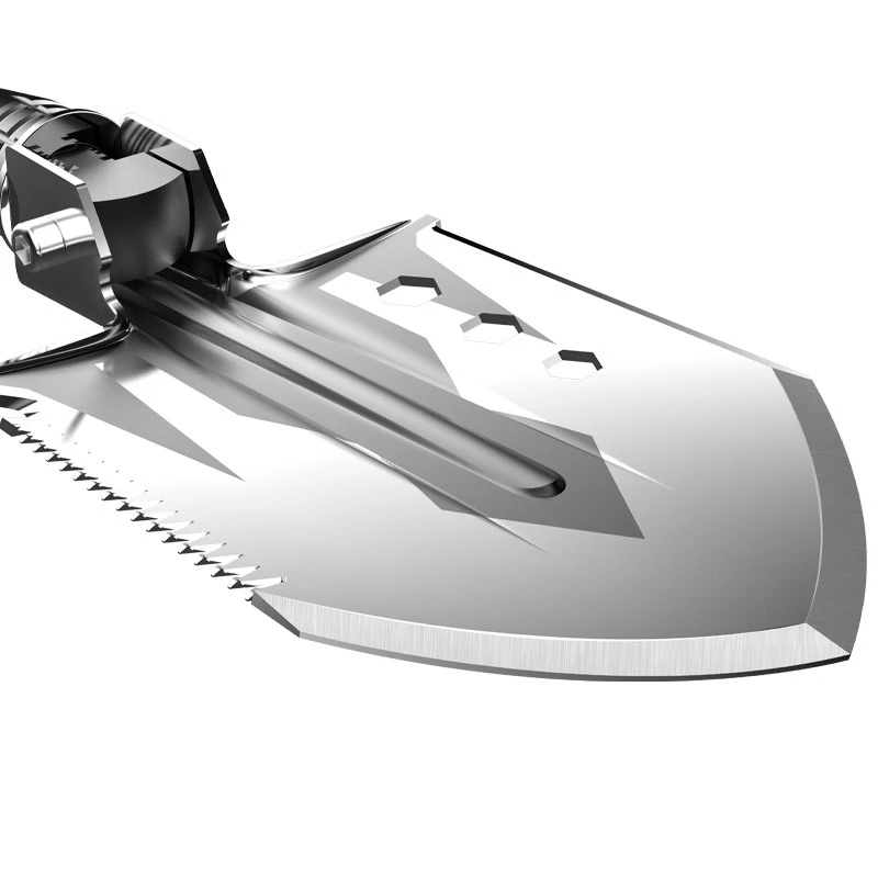 （主播推荐）户外加厚钓鱼野营多用多功能铲A