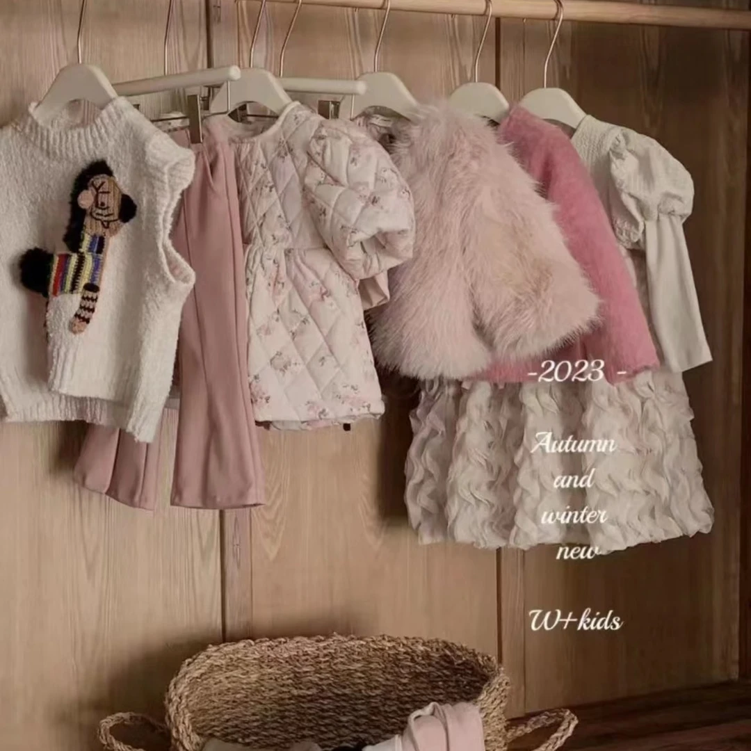 【D601-800】童装女童2023年秋冬新款裙子