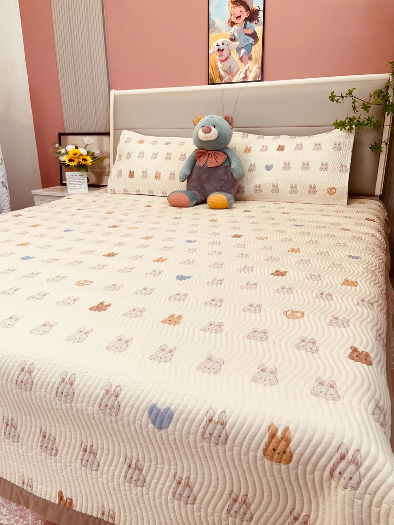 新款四季床盖学生宿舍褥子加棉学生床垫床盖单人双人可机洗