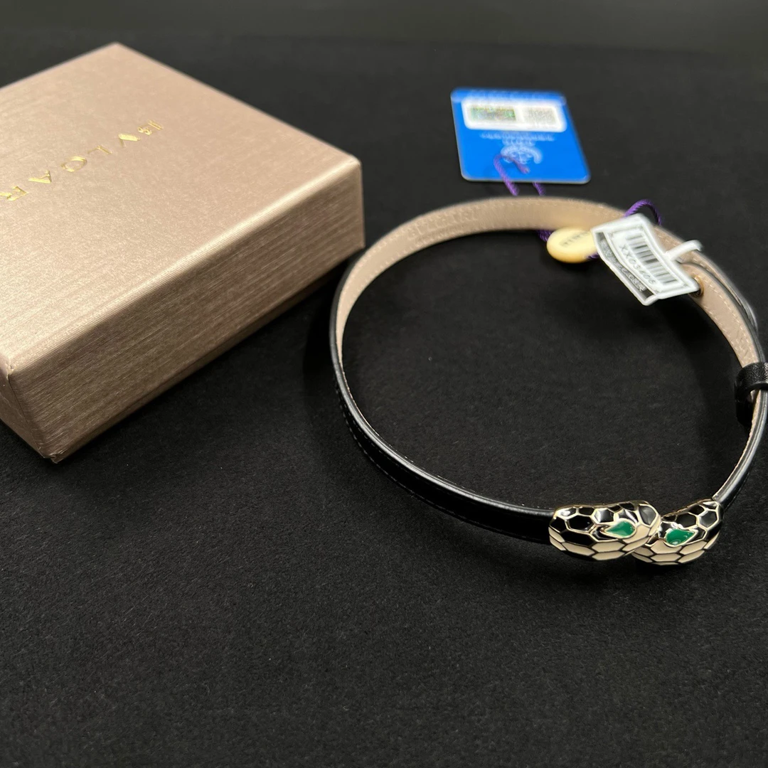 （jp）118 BVLGARI 宝格丽 蛇头手环 均码/98新/公价5000/原盒