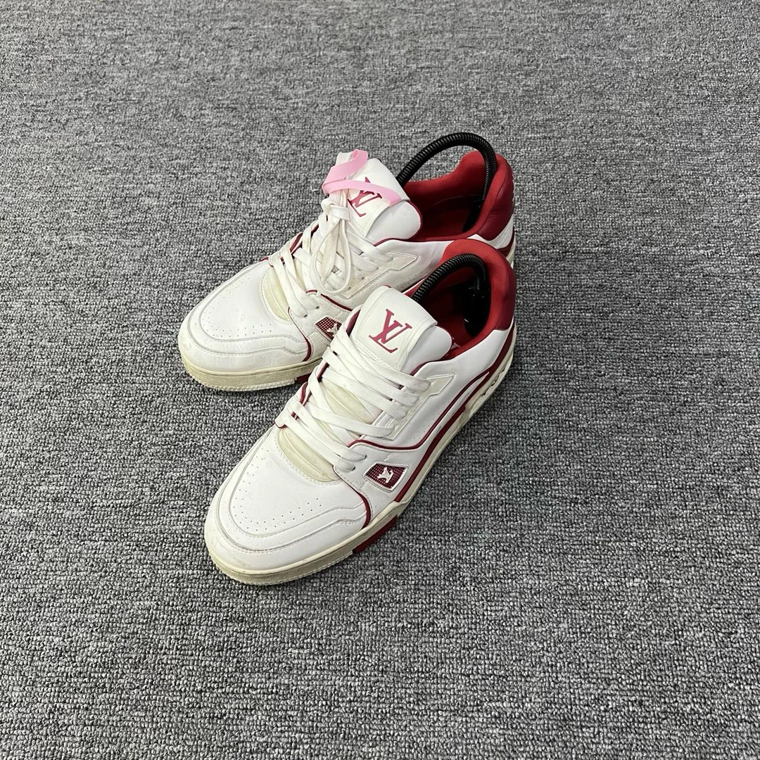 Louis Vuitton LV Trainer 白红板鞋 41码/95新/公价10500/无配件