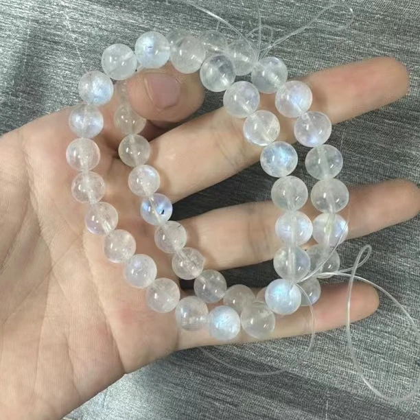 带黑点月光石单圈手串（多样性发一条）默认有黑点，介意勿拍！！！