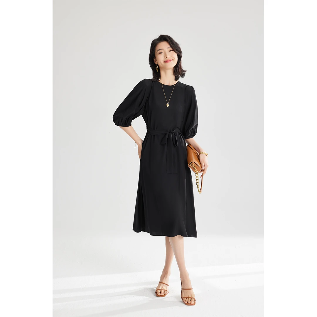 【铱姐】新款桑蚕丝连衣裙    YJHY-H862152