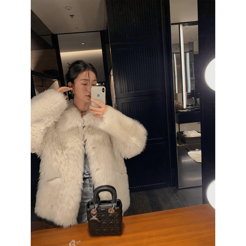 【现货】COCO LIMITED “一眼万年” 冬季进口托卡皮毛一体女皮草外套