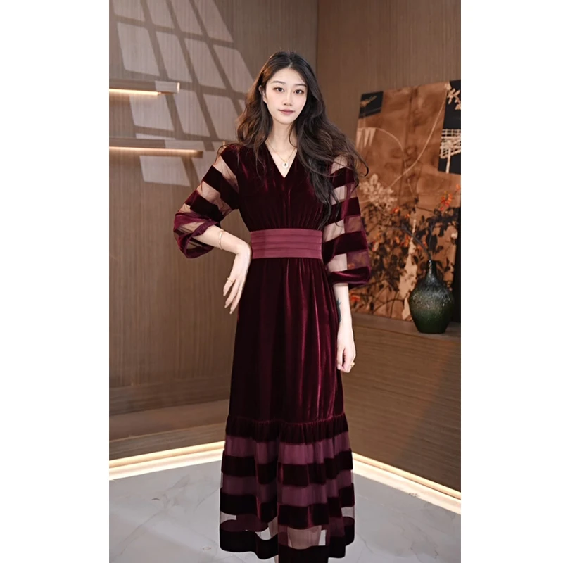 【情非得已】2024初秋新款时尚气质款名媛范轻奢连衣裙