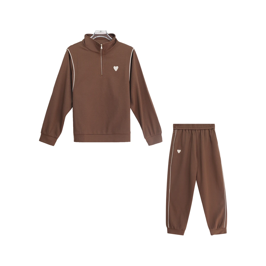 时尚新款洋气宽松显瘦卫衣阔腿裤休闲两件套S3887