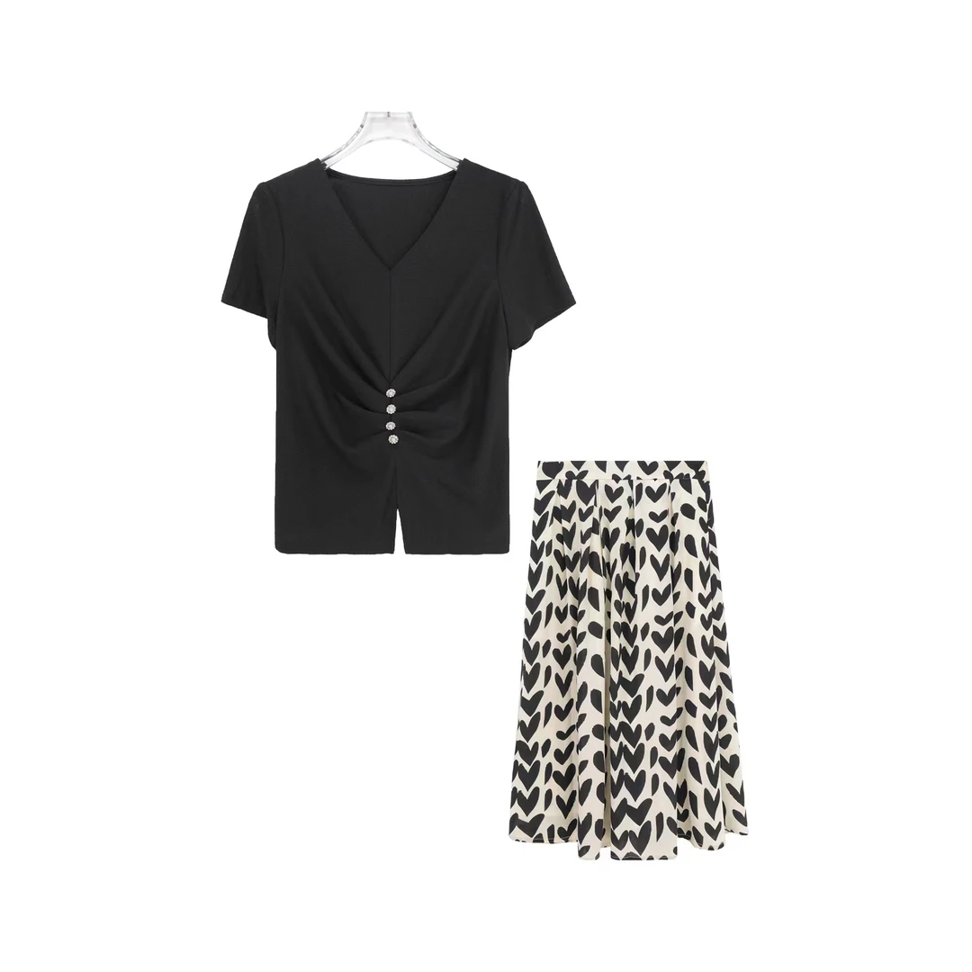 气质时尚半身裙修身显瘦套装-Z310