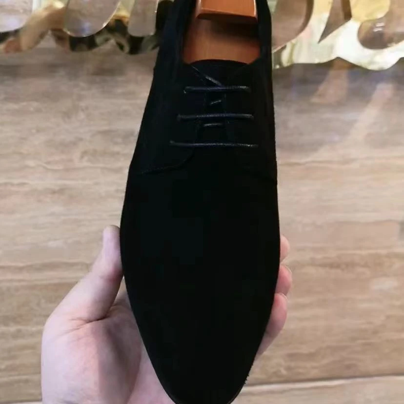 新款高品质全皮面休闲百搭男鞋